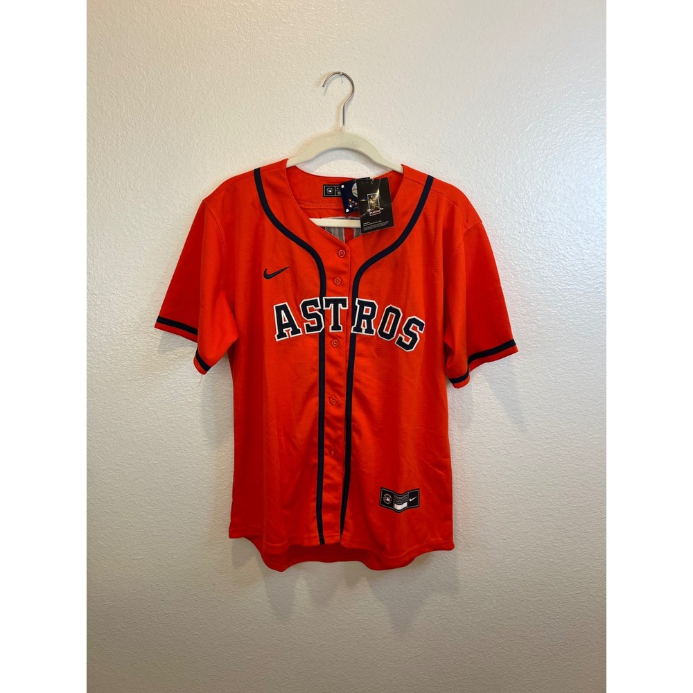 Nike Mens Houston Astros Jersey Altuve Replica Orange XL